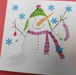 snowman card